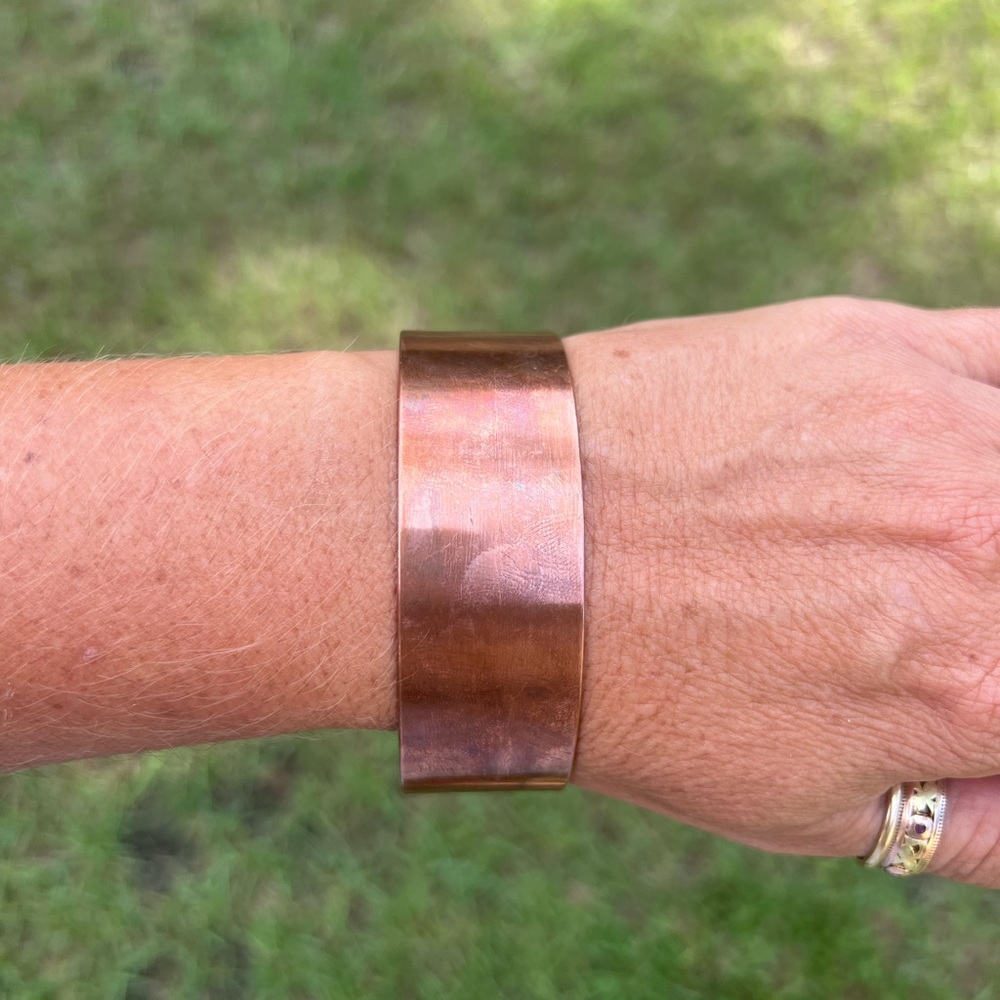 Vintage Large and Heavy Copper Cuff Bracelet